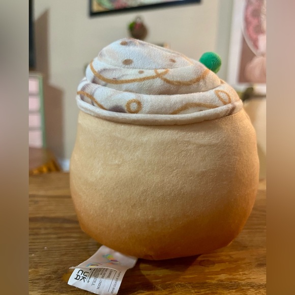 SCENTED Squishmallow Mocha Latte Plush Coffee Cup - Mocha/Vanilla Scented - Picture 2 of 3